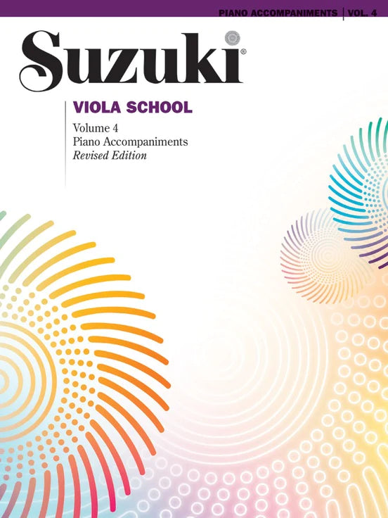 Suzuki Viola School Vol. 4 Piano Accompaniment