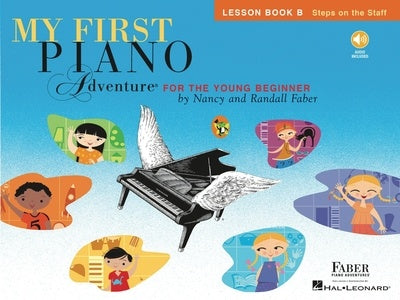My First Piano Adventure Book B - Lesson Book (with Online Audio)