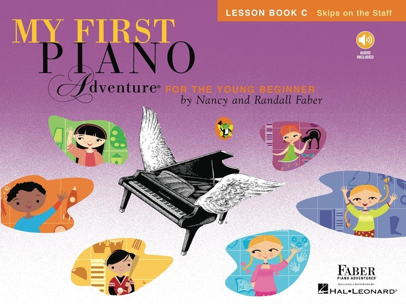 My First Piano Adventure Book C - Lesson Book (with Online Audio)