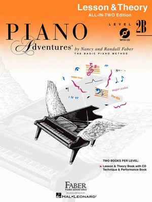 Piano Adventures Level 2B - Lesson and Theory Book (2 in 1 with CD)