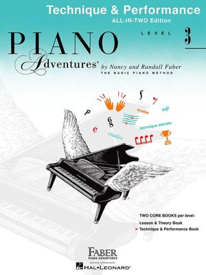 Piano Adventures Level 3 - Technique and Performance Book 2 in 1