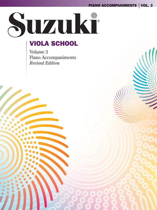 Suzuki Viola School Vol. 3 Piano Accompaniment