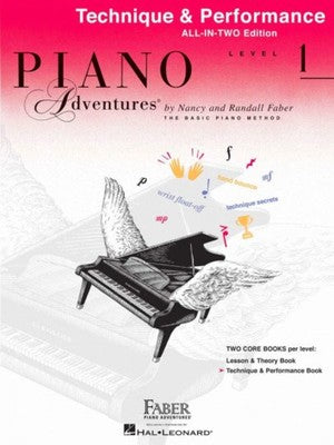 Piano Adventures Level 1 - Technique and Performance Book (2 in 1)